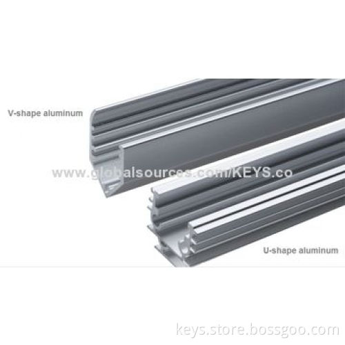 5630 72LEDs Rigid Hard Light Bar Strip "V" and "U" or without Aluminum, Optional Shape is Available
